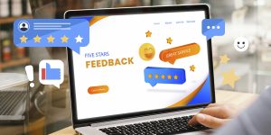 E-commerce business owner improving success through superior customer satisfaction strategies, enhancing online shopping experience.
